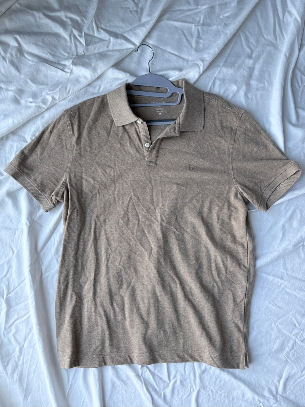 Banana Republic Men's Polo Shirt in Taupe Brown